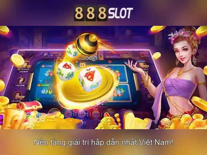 888slot - Sàn chơi slot trực tuyến đáng tin cậy Giao diện nhà cái hoàn hảo