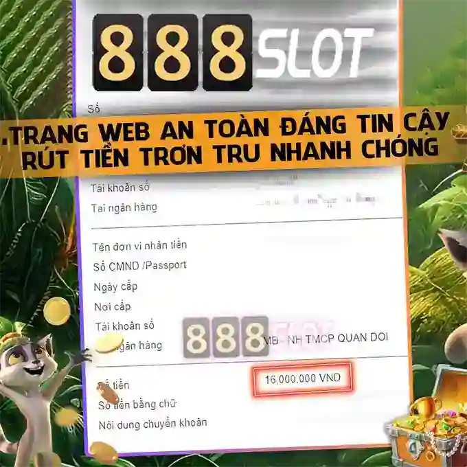 888Slot: Đánh giá nền tảng chơi slot trực tuyến Giao diện nhà cái hoàn hảo